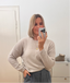 SIMI Pullover lightbeige