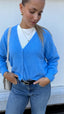 JOLIEN Cardigan mit Babyalpaka in frischen Farben