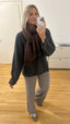 Strickhose Grey