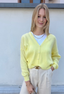 JOLIEN Cardigan mit Babyalpaka in frischen Farben