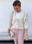 JOLIEN Cardigan mit Babyalpaka in frischen Farben