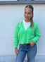 JOLIEN Cardigan mit Babyalpaka in frischen Farben