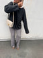 Strickhose Grey