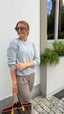 JOLIEN Cardigan mit Babyalpakawolle in Herbstfarben