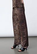 WILD LOVE - Wide Leg Hose mit Leoprint