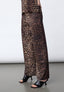 WILD LOVE - Wide Leg Hose mit Leoprint