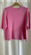JOLIEN Kurzarm-Pullover mit Babyalpaka