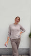 JOLIEN Cardigan mit Babyalpakawolle in Herbstfarben