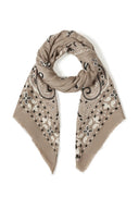Winterschal mit Paisley-Muster
