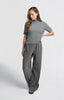 PIA Hose Plisee grey