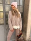 Strickjacke beige