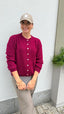 JOLIEN Cardigan mit Babyalpakawolle in Herbstfarben