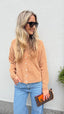 JOLIEN Cardigan mit Babyalpakawolle in Herbstfarben