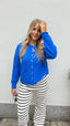 JOLIEN Cardigan mit Babyalpakawolle in Herbstfarben