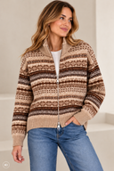 NORDIC - Strickjacke mit Norwegermuster