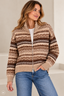 NORDIC - Strickjacke mit Norwegermuster