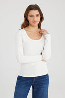COJ DORA - Longsleeve mit Rundhalsausschnitt