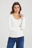 COJ DORA - Longsleeve mit Rundhalsausschnitt