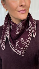 MILA - Dreiecksschal mit Paisley Muster