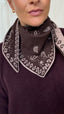 MILA - Dreiecksschal mit Paisley Muster