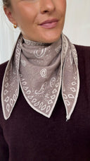 MILA - Dreiecksschal mit Paisley Muster