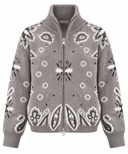 PAISLEY LOVE - Strickcardigan mit Zwei-Wege-Reißverschluss