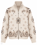 PAISLEY LOVE - Strickcardigan mit Zwei-Wege-Reißverschluss