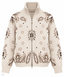 PAISLEY LOVE - Strickcardigan mit Zwei-Wege-Reißverschluss