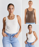 COJ OLIVIA - Tanktop mit Rundhalsausschnitt