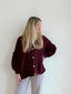 BILA Cardigan Boucle burgundery - momo - 