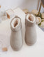 Lammfelloptik Boots taupe - momo - 